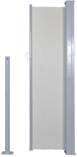 vidaXL Zwijana markiza boczna, 120 x 300 cm, kremowa - Markizy - miniaturka - grafika 5