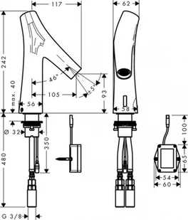 Hansgrohe Starck Organic 12172000 - Baterie umywalkowe - miniaturka - grafika 2