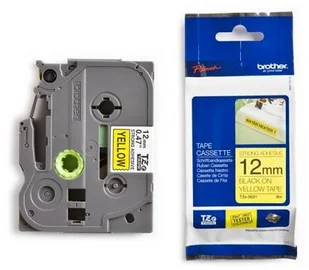 Brother Z Klejem 12MM/8M Czarny/Żółty (ZKLEJEM12MM/8MCZARNY/) - Dodatki do drukarek i skanerów - miniaturka - grafika 4