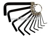 Zestawy narzędziowe - TENG TOOLS Zestaw kluczy trzpieniowych sześciokątnych 105820104 - miniaturka - grafika 1