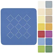 Maty antypoślizgowe - Spirella spirella 1024571 mata prysznicowa Alaska Electric Blue 55 x 55 cm 10.24571 - miniaturka - grafika 1