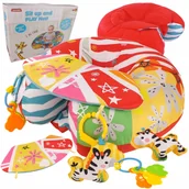 Poduszki do karmienia - Poduszka wałek rogal do nauki siadania 5w1 028-18 - miniaturka - grafika 1