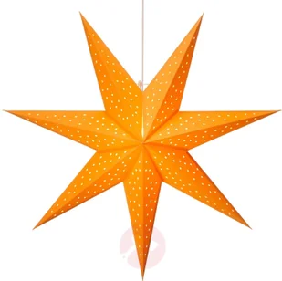 Markslojd Gwiazda Clara, aksamitna, 75 cm, pomarańczowa - Ozdoby bożonarodzeniowe - miniaturka - grafika 2