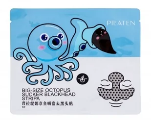 PIL'ATEN PIL'ATEN - BIG-SIZE OCTOPUS SUCKER BLACKHEAD STRIP - Oczyszczająca maska w płacie PILSMPL - Maseczki do twarzy - miniaturka - grafika 2