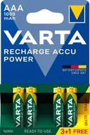 Ładowarki i akumulatory - Varta akumulatory Power 3+1 AAA 1000 mAh R2U 5703301494 - miniaturka - grafika 1