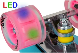 Enero Deskorolka plastikowa 22 cale niebieska LED - Deskorolki Enero Deskorolka plastikowa 22 cale niebieska LED - Deskorolki - miniaturka - grafika 9
