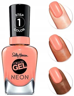 Sally Hansen Miracle Gel Lakier Peach Please 051 - Lakiery do paznokci - miniaturka - grafika 4