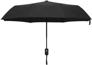 vidaXL Lumarko Parasolka automatyczna, czarna, 95 cm 149144 - Wieszaki i stojaki - miniaturka - grafika 3