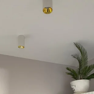 v-tac Oprawa Sufitowa V-TAC GU10 Okrągła Natynkowa Tuba Biały+Złoty 80x140mm VT-882 - Oprawy, klosze i abażury - miniaturka - grafika 10