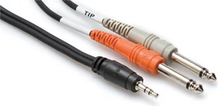 Hosa Kabel breakout TRS 3.5 – 2 x TS 6.35, 0.91m - Kable - miniaturka - grafika 2