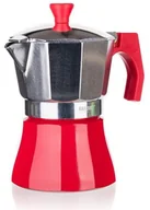 Zaparzacze i kawiarki - Banquet kawiarka CAMPI Red 3 filiżanki - miniaturka - grafika 1