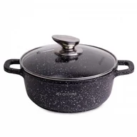 Garnki - Kamille Solidny garnek marmurowy z pokrywką 2,3L 4404 - miniaturka - grafika 1