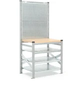 Akcesoria do pakowania - AJ Stół roboczy 1972/916x900x600 mm. Moduł podstawowy z panelem narzędziowym 280990 - miniaturka - grafika 1