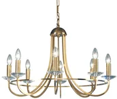 Lampy sufitowe - Kolarz Imperial żyrandol, mosiądz, 8-punktowy - miniaturka - grafika 1
