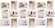 Ramki na zdjęcia - NA Ramka zdjęcia 18 zdjęć multiramka 10x15 biała PF0021 - miniaturka - grafika 1