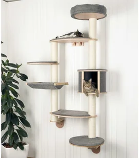 Kerbl Drapak dla kota Dolomit XL Tofana, na ścianę, szary, 185 cm 81541 - Drapaki dla kotów - miniaturka - grafika 4