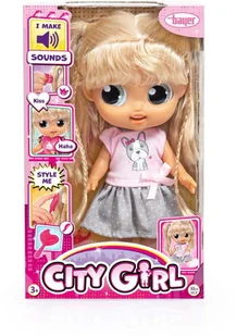 Bayer Lalka City Girl 31 cm z dźwiękiem 93221AC - Lalki dla dziewczynek - miniaturka - grafika 4
