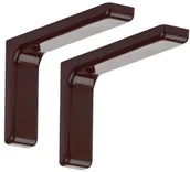 Meble modułowe i akcesoria - Leonardo BOLIS ITALIA Wspornik półki drewnianej 2 szt. BOLIS ITALIA - miniaturka - grafika 1