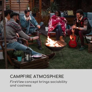 Blumfeldt Blumfeldt Orbit, stalowa misa paleniskowa typu 3 w 1, 60 cm średnicy, grill 40 cm, stolik, czarna GDW27-Orbit - Paleniska ogrodowe Blumfeldt Blumfeldt Orbit, stalowa misa paleniskowa typu 3 w 1, 60 cm średnicy, grill 40 cm, stolik, czarna GDW27-Orbit - Paleniska ogrodowe - miniaturka - grafika 7