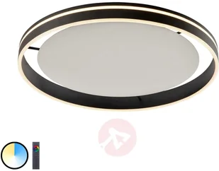 Paul Neuhaus Inteligentna lampa sufitowa ciemnoszara 59 cm z pilotem - Ronith - Systemy inteligentnych domów - miniaturka - grafika 4