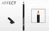 Akcesoria i kosmetyki do stylizacji brwi - Affect KREDKA DO BRWI SHAPE & COLOUR DARK BROWN K-0008 - miniaturka - grafika 1