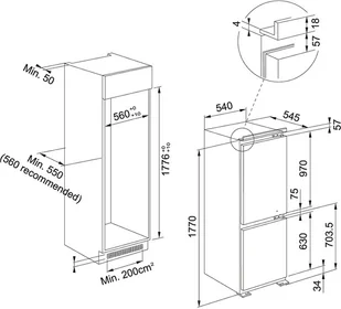 Franke FCB 320 V NE E (118.0606.722) - Lodówki do zabudowy - miniaturka - grafika 4