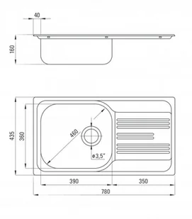 Deante Xylo ZEX 0113 - Zlewozmywaki - miniaturka - grafika 2