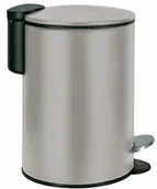 Koszyki łazienkowe - Kleine Wolke Mały chmurkowy kosz na kosmetyki, stal nierdzewna, platyna, wiadro 3 l - miniaturka - grafika 1