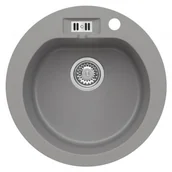 Zlewozmywaki - Axis Zlewozmywak Granitowy MALIBU 10 Moonlight grey - miniaturka - grafika 1