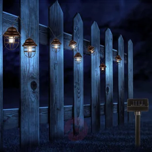 Globo Lighting Solarny łańcuch świetlny Lina z 8 latarniami - Lampy ogrodowe - miniaturka - grafika 3