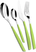 Zestawy sztućców - Casa Bugatti Zestaw sztućców 24 cz Casa Bugatti Glamour zielony GLMU-021G50 - miniaturka - grafika 1