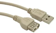 Kable USB - Gembird Kabel USB - USB 0.75 m PRZEDŁUŻACZ CC-USB2-AMAF-75CM/300 - miniaturka - grafika 1