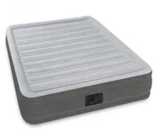Akcesoria turystyczne - Intex Materac welurowy z pompką elektr 191 x 137 x 33 cm 67768 67768 - miniaturka - grafika 1