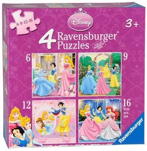 Ravensburger Disney Princess 4 in 1 71326 - Puzzle - miniaturka - grafika 2