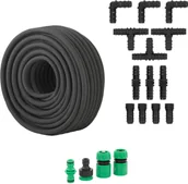 Inne akcesoria do nawadniania - hillvert Linia kroplująca 50 m przyłącze kranowe i złączki HT-COSTIGAN-50 - miniaturka - grafika 1