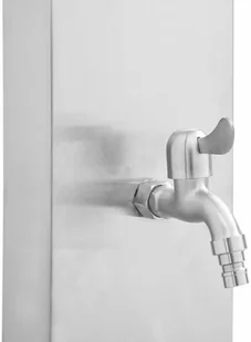 vidaXL Prysznic ogrodowy z podstawą Wpc stal nierdzewna 3051292 - Inne akcesoria do nawadniania - miniaturka - grafika 9