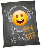 Koce i narzuty dla dzieci - Koc Emot!x, 150 x 200 cm - miniaturka - grafika 1