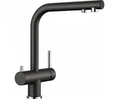 Baterie kuchenne - Blanco FONTAS-S II Silgranit-Look Czarny z wyciąganą wylewką 526158 - miniaturka - grafika 1