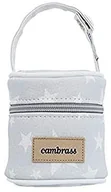 Torby i organizery dla mam - Cambrass Cambrass 39473 torba na smoczek, 8,5 x 8,5 x 11 cm, Etoile szara - miniaturka - grafika 1