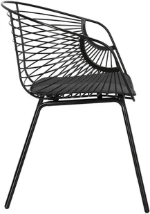 Intesi Krzesło Sligo czarne - Krzesła - miniaturka - grafika 4