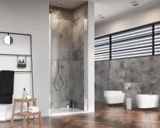 Radaway Nes DWJ I Drzwi 70x200 cm prawa chrom przezroczyste EasyClean 10026070-01-01R - Ścianki i drzwi prysznicowe - miniaturka - grafika 2