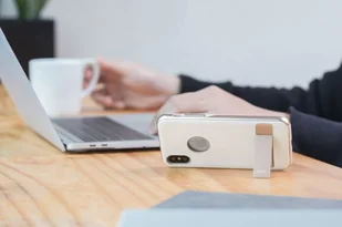 Moshi Kameleon - Etui hardshell z podstawką iPhone X (Coastal Gray) 99MO101032 - Etui i futerały do telefonów - miniaturka - grafika 11