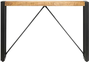 vidaXL vidaXL Stolik typu konsola, 110 x 35 x 76 cm, lite drewno mango - Konsole i sekretarzyki - miniaturka - grafika 2