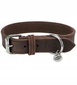 Obroże dla psów - Trixie Obroża Rustic z grubej skóry S-m 34-40cm 25 - miniaturka - grafika 1