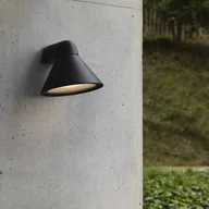 Lampy ogrodowe - Faro BARCELONA Kinkiet zewnętrzny Pals, IP65 ciemnoszary - miniaturka - grafika 1