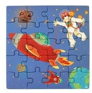 Scratch Puzzle magnetyczne - książka podróżna Rakieta i kosmos 2 obrazki 40 elem. mokopico-1616-0 - Puzzle - miniaturka - grafika 4