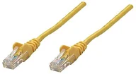 Kable miedziane - Intellinet 737333 kabel sieciowy "Cat5e U/UTP CCA Cat5e" kompatybilny wtyczki-męski do wtyczki RJ45-RJ45, 0,25 m gelb 737333 - miniaturka - grafika 1