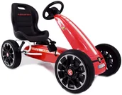 Jeździki dla dzieci - Super-Toys WIELKI LICENCJONOWANY GOKART FIAT ABARTH KOŁA EVA JAKOŚĆ /PB9388A PB-9388A-BIAŁY - miniaturka - grafika 1