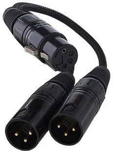 Furutech ADL ADL iHP-4F3 Adapter Adapter 4PIN XLR żeński na 2 x 3PIN XLR męski) +9 sklepów przyjdź przetestuj lub zamów online+ 2016180486479140339 - Inne akcesoria audio-wideo - miniaturka - grafika 2