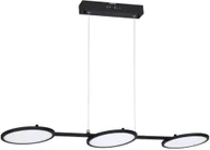 Lampy sufitowe - Milagro LAMPA wisząca GIRO 237 zwieszana OPRAWA LED 30W listwa sufitowa okręgi czarna 237 - miniaturka - grafika 1